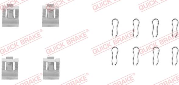 QUICK BRAKE 1091055 - Accessory Kit for disc brake Pads onlydrive.pro