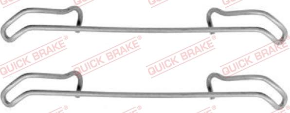 QUICK BRAKE 1091056 - Piederumu komplekts, Disku bremžu uzlikas onlydrive.pro