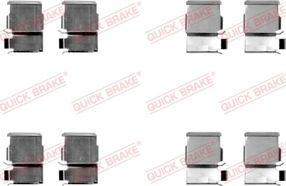 QUICK BRAKE 1091033 - Accessory Kit for disc brake Pads onlydrive.pro