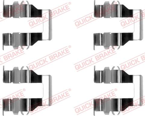 QUICK BRAKE 1091199 - Accessory Kit for disc brake Pads onlydrive.pro