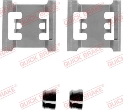QUICK BRAKE 1091145 - Accessory Kit for disc brake Pads onlydrive.pro