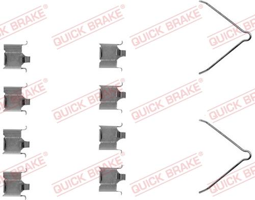QUICK BRAKE 1091166 - Accessory Kit for disc brake Pads onlydrive.pro