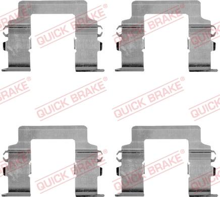 QUICK BRAKE 1091161 - Accessory Kit for disc brake Pads onlydrive.pro