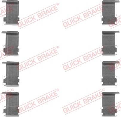 QUICK BRAKE 1091162 - Accessory Kit for disc brake Pads onlydrive.pro