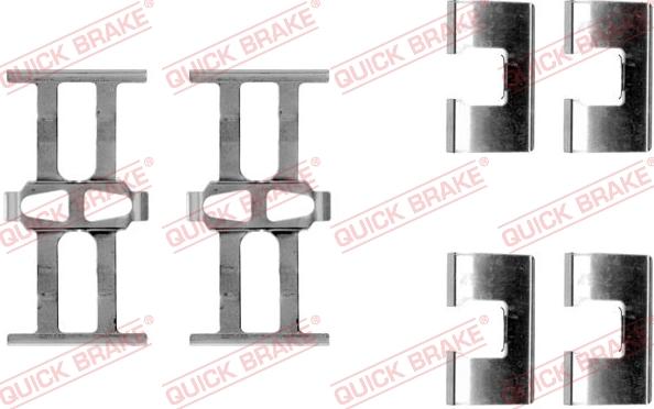 QUICK BRAKE 1091118 - Tarvikesarja, jarrupala onlydrive.pro