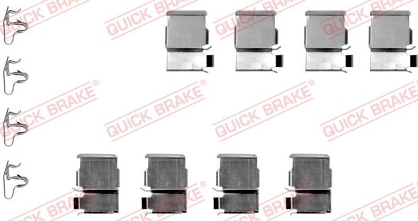 QUICK BRAKE 1091133 - Accessory Kit for disc brake Pads onlydrive.pro