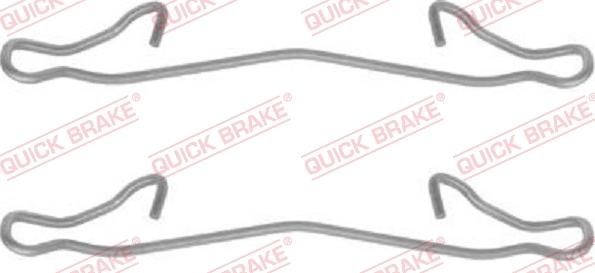 QUICK BRAKE 1091121 - Accessory Kit for disc brake Pads onlydrive.pro