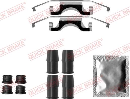 QUICK BRAKE 1091843 - Accessory Kit for disc brake Pads onlydrive.pro