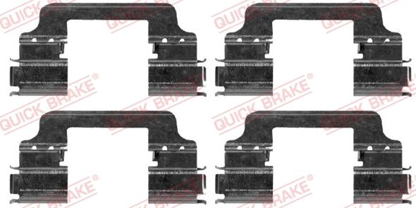 QUICK BRAKE 109-1864 - Tarvikesarja, jarrupala onlydrive.pro