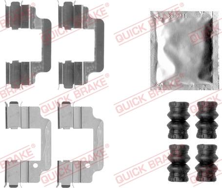 QUICK BRAKE 1091806 - Accessory Kit for disc brake Pads onlydrive.pro