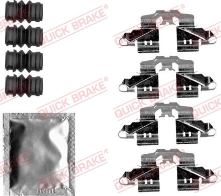 QUICK BRAKE 1091808 - Accessory Kit for disc brake Pads onlydrive.pro