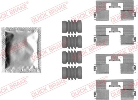 QUICK BRAKE 1091818 - Lisakomplekt, ketaspiduriklotsid onlydrive.pro