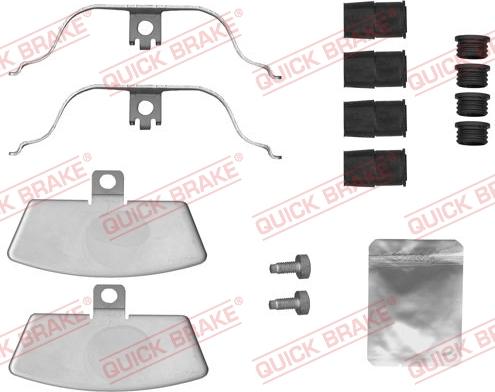 QUICK BRAKE 1091880 - Accessory Kit for disc brake Pads onlydrive.pro