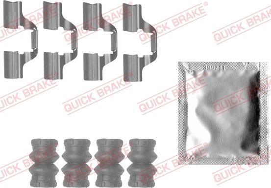 QUICK BRAKE 1091827 - Accessory Kit for disc brake Pads onlydrive.pro