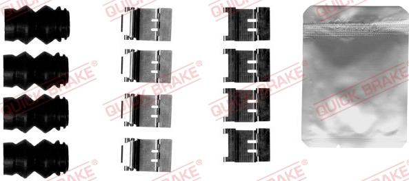 QUICK BRAKE 1091874 - Accessory Kit for disc brake Pads onlydrive.pro