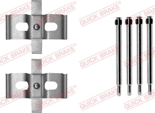 QUICK BRAKE 1091878 - Piederumu komplekts, Disku bremžu uzlikas onlydrive.pro