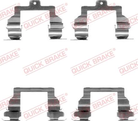 QUICK BRAKE 1091291 - Accessory Kit for disc brake Pads onlydrive.pro