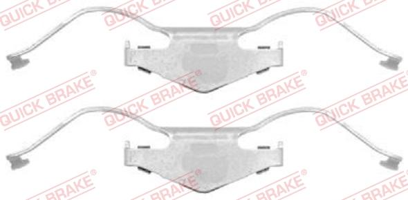 QUICK BRAKE 1091297 - Accessory Kit for disc brake Pads onlydrive.pro