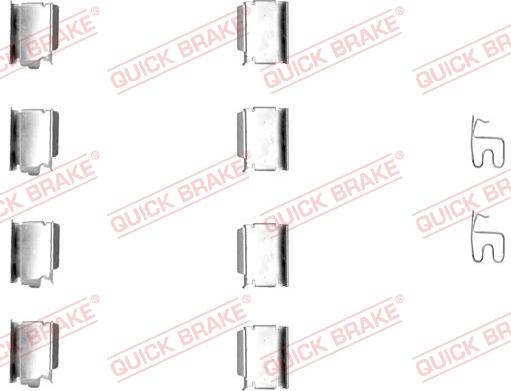 QUICK BRAKE 1091246 - Tarvikesarja, jarrupala onlydrive.pro