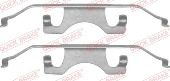 QUICK BRAKE 1091241 - Accessory Kit for disc brake Pads onlydrive.pro
