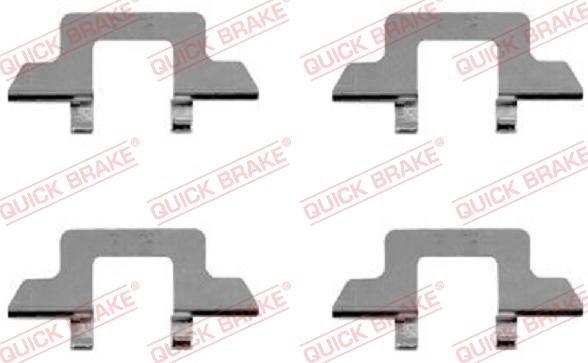 QUICK BRAKE 1091242 - Accessory Kit for disc brake Pads onlydrive.pro