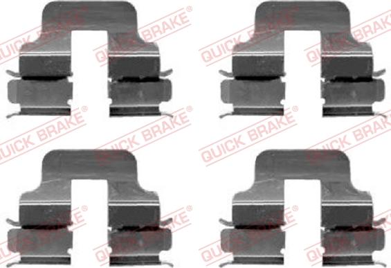 QUICK BRAKE 1091247 - Accessory Kit for disc brake Pads onlydrive.pro