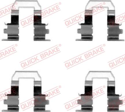 QUICK BRAKE 1091255 - Accessory Kit for disc brake Pads onlydrive.pro