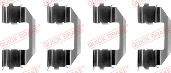 QUICK BRAKE 1091258 - Accessory Kit for disc brake Pads onlydrive.pro