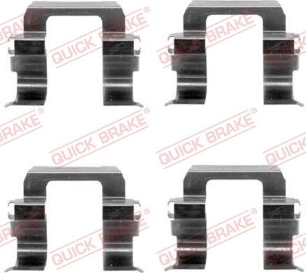 QUICK BRAKE 109-1252 - Accessory Kit for disc brake Pads onlydrive.pro