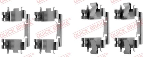 QUICK BRAKE 1091257 - Accessory Kit for disc brake Pads onlydrive.pro