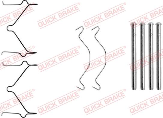 QUICK BRAKE 1091209 - Accessory Kit for disc brake Pads onlydrive.pro