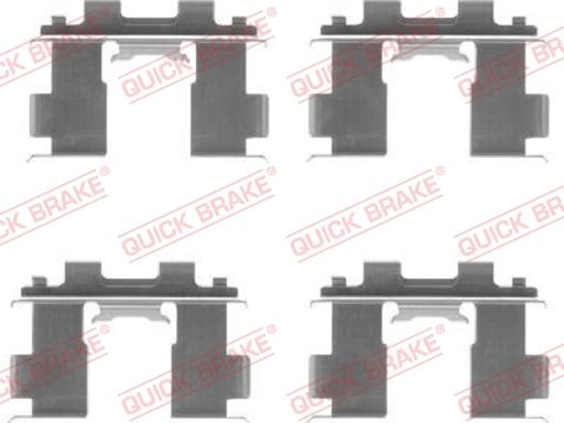 QUICK BRAKE 1091205 - Accessory Kit for disc brake Pads onlydrive.pro