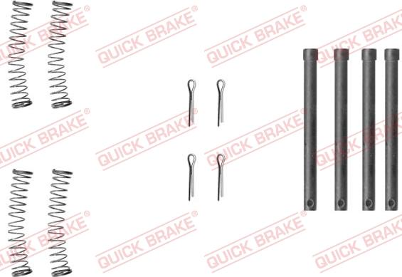 QUICK BRAKE 1091210 - Accessory Kit for disc brake Pads onlydrive.pro