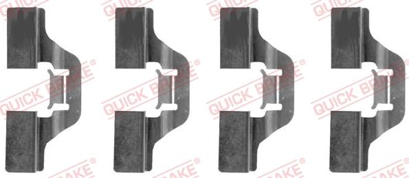 QUICK BRAKE 1091211 - Lisakomplekt, ketaspiduriklotsid onlydrive.pro