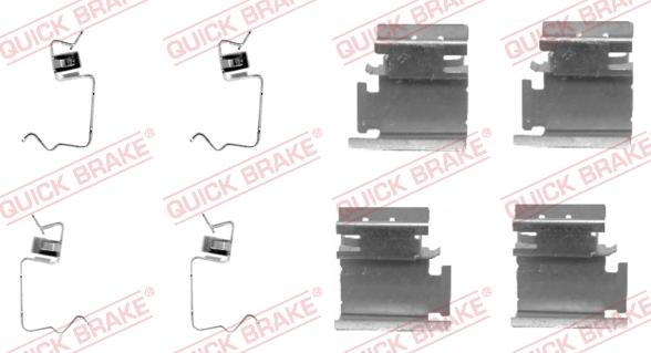 QUICK BRAKE 1091218 - Accessory Kit for disc brake Pads onlydrive.pro