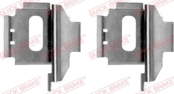 QUICK BRAKE 1091283 - Accessory Kit for disc brake Pads onlydrive.pro