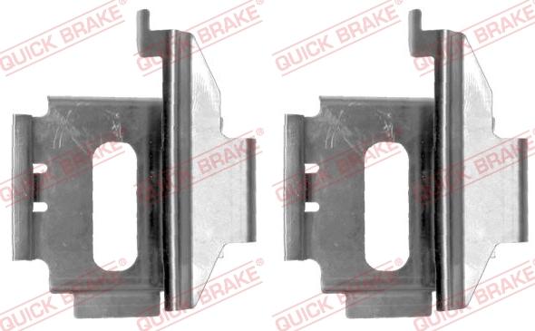 QUICK BRAKE 1091282 - Accessory Kit for disc brake Pads onlydrive.pro