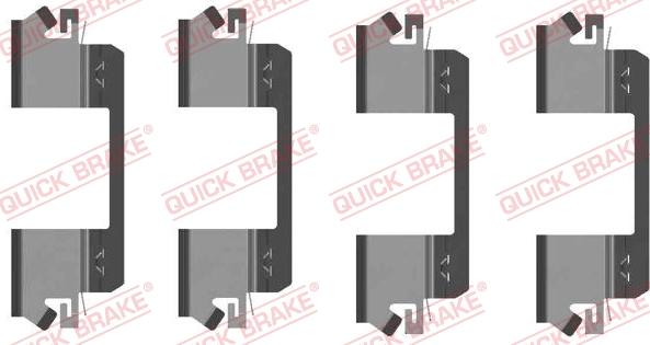 QUICK BRAKE 1091234 - Accessory Kit for disc brake Pads onlydrive.pro