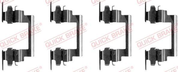 QUICK BRAKE 1091236 - Accessory Kit for disc brake Pads onlydrive.pro