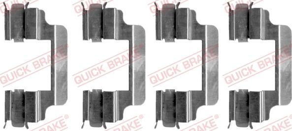 QUICK BRAKE 1091231 - Accessory Kit for disc brake Pads onlydrive.pro