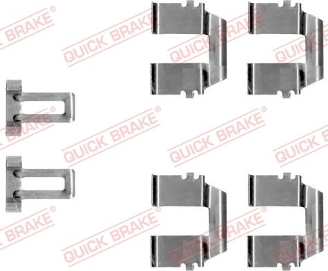QUICK BRAKE 1091233 - Accessory Kit for disc brake Pads onlydrive.pro