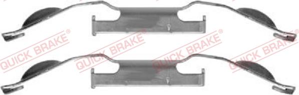 QUICK BRAKE 109-1221 - Accessory Kit for disc brake Pads onlydrive.pro