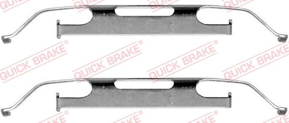 QUICK BRAKE 1091223 - Комплектующие для колодок дискового тормоза onlydrive.pro