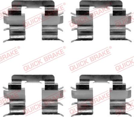 QUICK BRAKE 1091272 - Accessory Kit for disc brake Pads onlydrive.pro