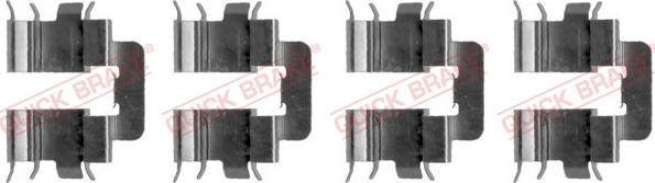 QUICK BRAKE 1091277 - Accessory Kit for disc brake Pads onlydrive.pro