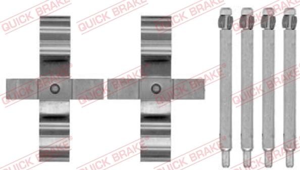 QUICK BRAKE 1091794 - Piederumu komplekts, Disku bremžu uzlikas onlydrive.pro