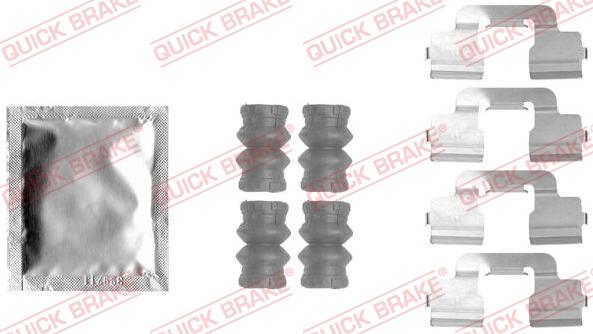 QUICK BRAKE 1091797 - Piederumu komplekts, Disku bremžu uzlikas onlydrive.pro