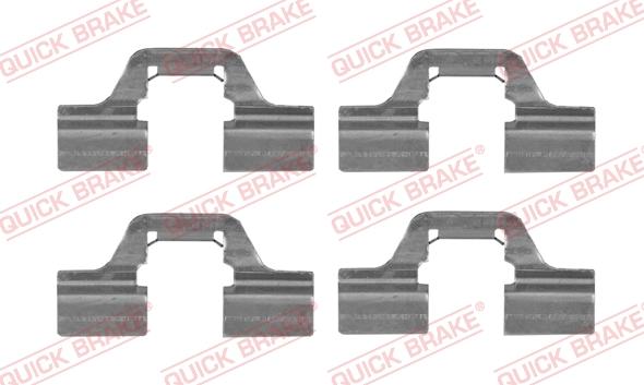 QUICK BRAKE 1091749 - Accessory Kit for disc brake Pads onlydrive.pro