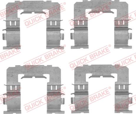 QUICK BRAKE 1091742 - Accessory Kit for disc brake Pads onlydrive.pro