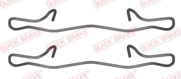 QUICK BRAKE 1091755 - Комплектующие для колодок дискового тормоза onlydrive.pro